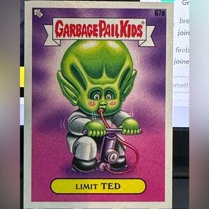 Collectible garbage pail kids cards set of nine